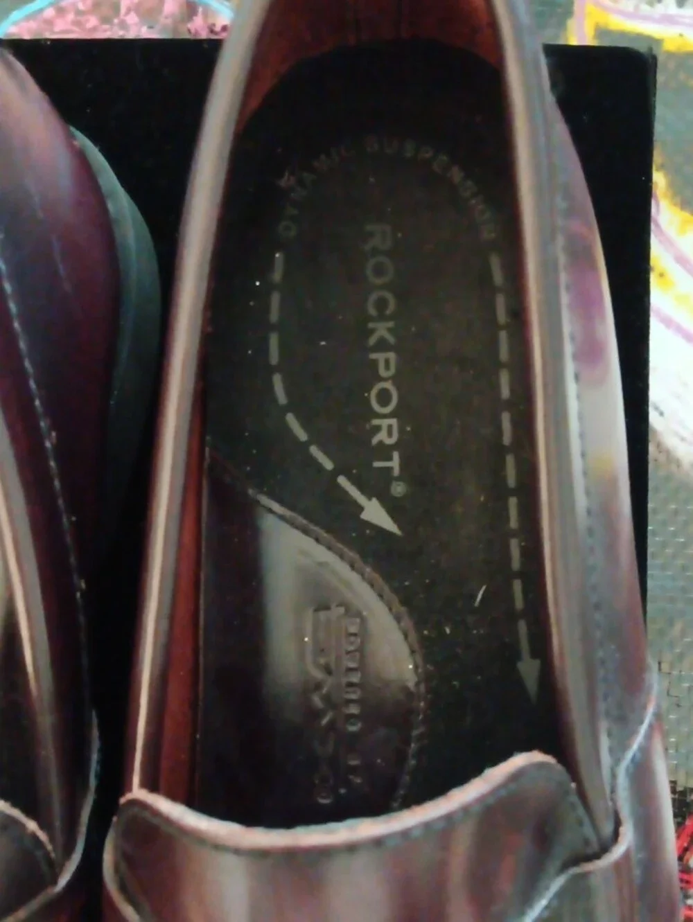Rockport Men’s Maroon Leather Penny Loafers